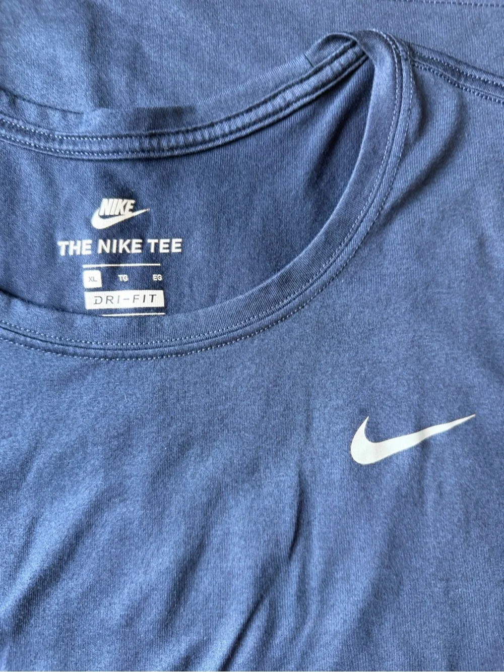 Nike Navy Short Sleeve Dry-Fit Tee